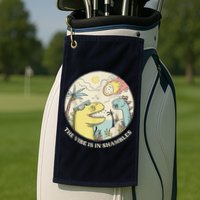 The Vibe Is In Shambles Golf Towel