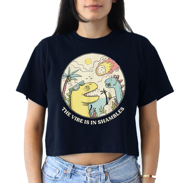 The Vibe Is In Shambles Crop Top