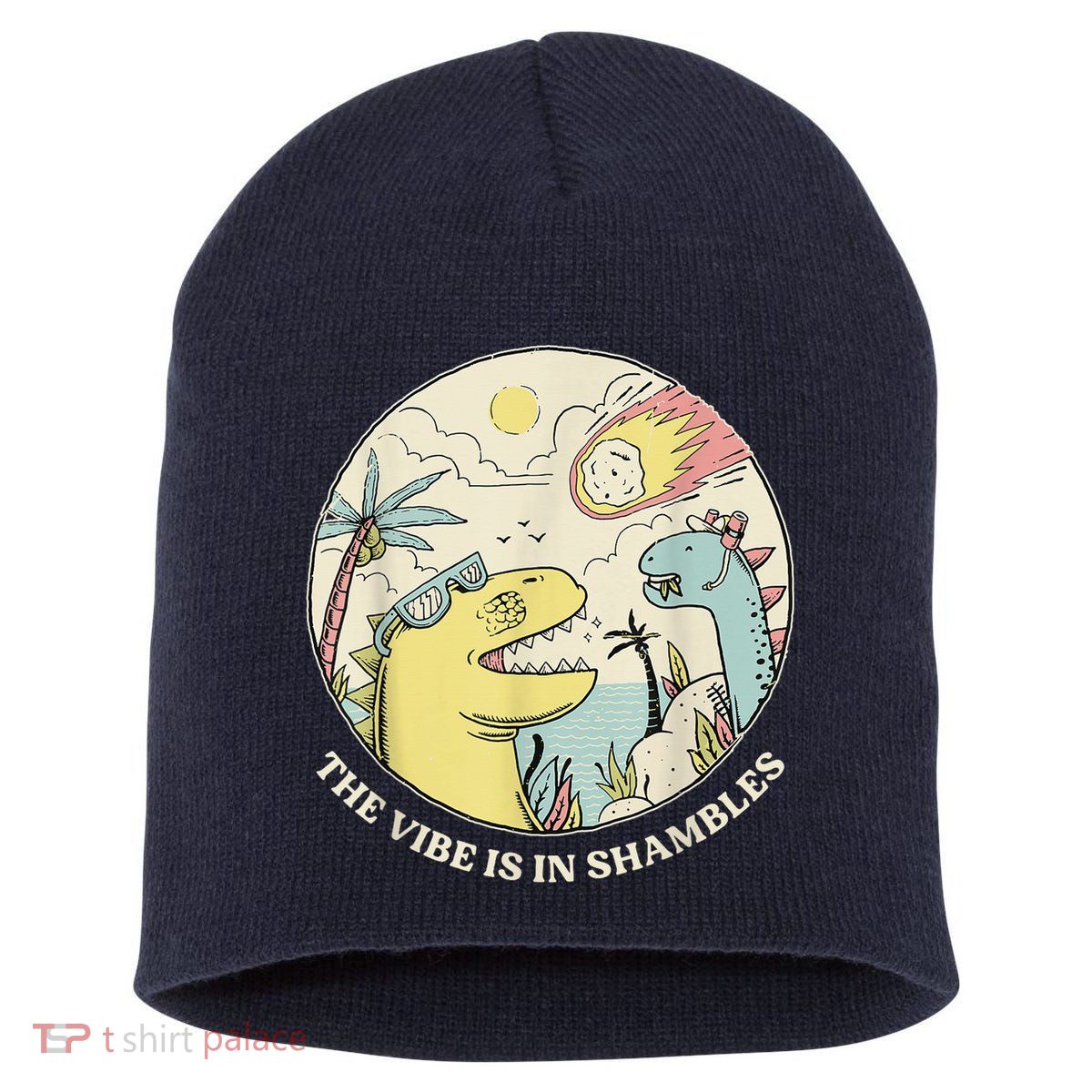 The Vibe Is In Shambles Short Acrylic Beanie