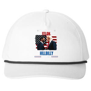 Trump Vance ItS Gonna Take A Felon And A Hillbilly To Fix Snapback Five-Panel Rope Hat