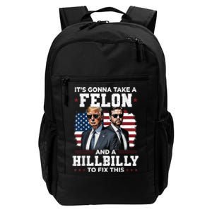 Trump Vance ItS Gonna Take A Felon And A Hillbilly To Fix This Daily Commute Backpack