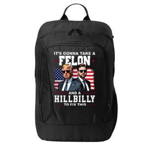 Trump Vance ItS Gonna Take A Felon And A Hillbilly To Fix City Backpack