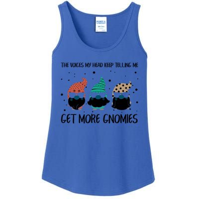 The Voices In My Head Keep Telling Me Get More Gnomes Gift Ladies Essential Tank