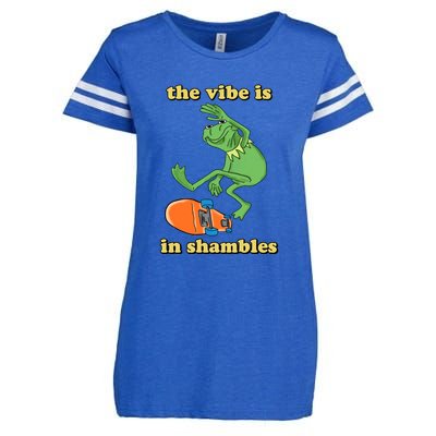 The Vibe Is In Shambles Enza Ladies Jersey Football T-Shirt