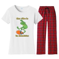 The Vibe Is In Shambles Women's Flannel Pajama Set