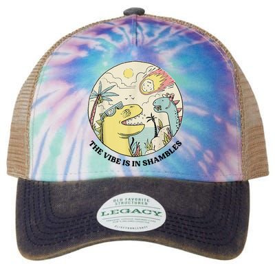 The Vibe Is In Shambles Legacy Tie Dye Trucker Hat