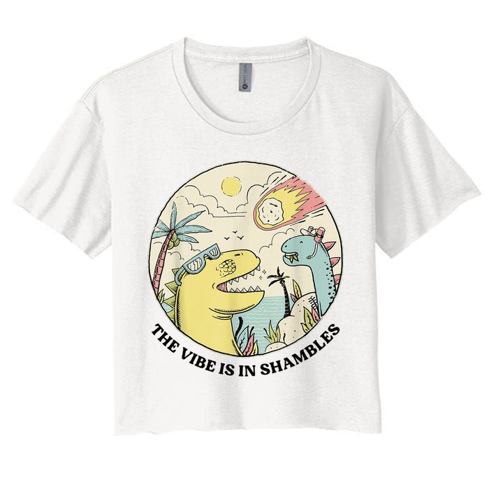 The Vibe Is In Shambles Crop Top