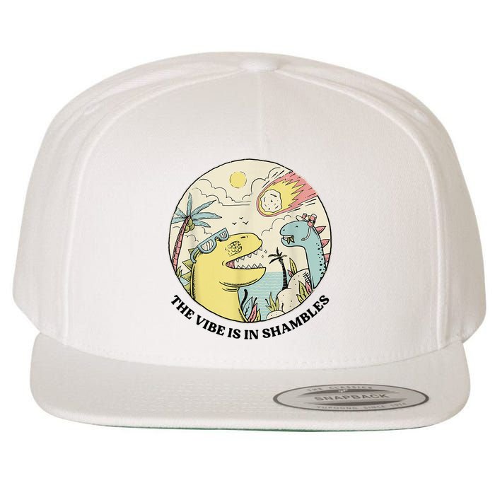 The Vibe Is In Shambles Wool Snapback Cap