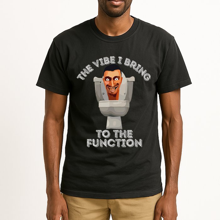 The Vibe I Bring To The Function Meme Skibid.I Toilet Meme Tall T-Shirt
