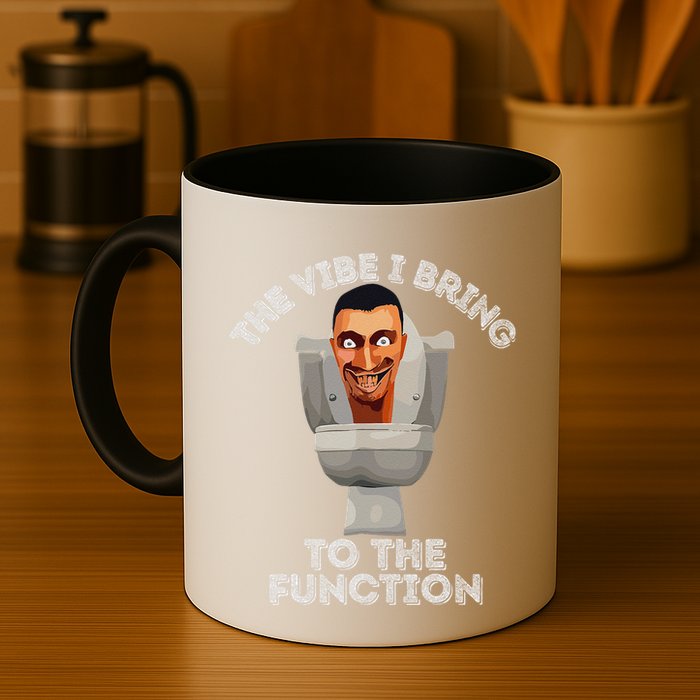 The Vibe I Bring To The Function Meme Skibid.I Toilet Meme Mug