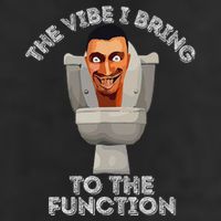 The Vibe I Bring To The Function Meme Skibid.I Toilet Meme Beanie