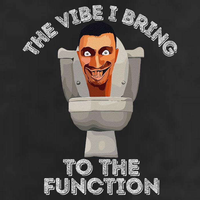 The Vibe I Bring To The Function Meme Skibid.I Toilet Meme Beanie