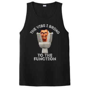 The Vibe I Bring To The Function Meme Skibid.I Toilet Meme PosiCharge Competitor Tank