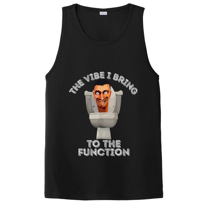 The Vibe I Bring To The Function Meme Skibid.I Toilet Meme PosiCharge Competitor Tank