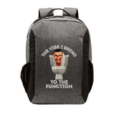The Vibe I Bring To The Function Meme Skibid.I Toilet Meme Vector Backpack