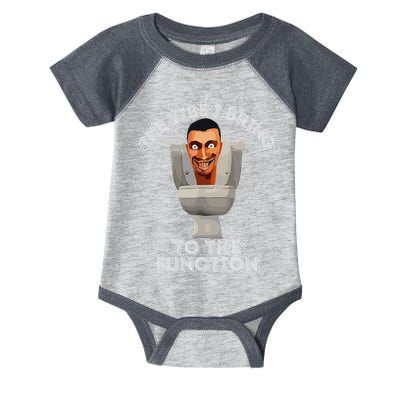 The Vibe I Bring To The Function Meme Skibid.I Toilet Meme Infant Baby Jersey Bodysuit