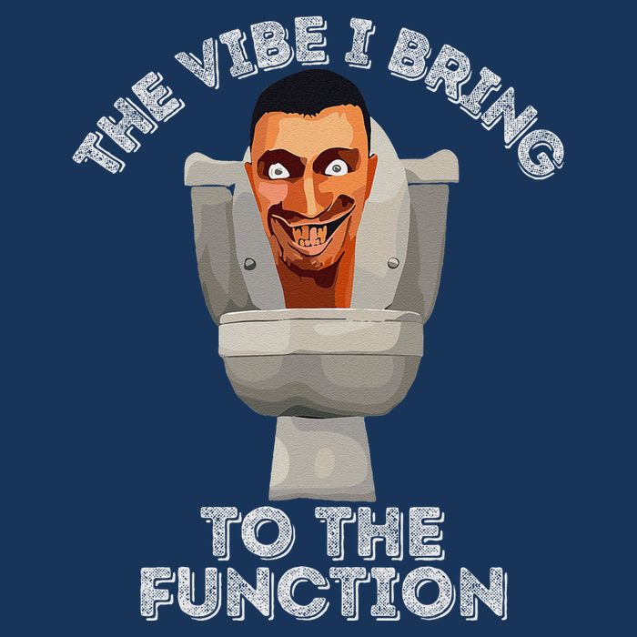 The Vibe I Bring To The Function Meme Skibid.I Toilet Meme Infant Baby Jersey Bodysuit
