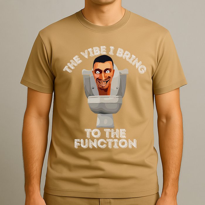 The Vibe I Bring To The Function Meme Skibid.I Toilet Meme T-Shirt
