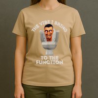 The Vibe I Bring To The Function Meme Skibid.I Toilet Meme T-Shirt