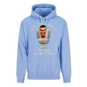 The Vibe I Bring To The Function Meme Skibid.I Toilet Meme Unisex Surf Hoodie