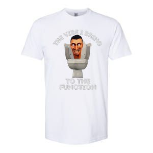 The Vibe I Bring To The Function Meme Skibid.I Toilet Meme Softstyle CVC T-Shirt