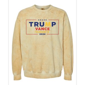 Trump Vance IM Lovin It 2024 Funny Saying Quote Trump Fried Colorblast Crewneck Sweatshirt