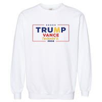 Trump Vance IM Lovin It 2024 Funny Saying Quote Trump Fried Garment-Dyed Sweatshirt