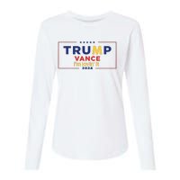 Trump Vance IM Lovin It 2024 Funny Saying Quote Trump Fried Womens Cotton Relaxed Long Sleeve T-Shirt