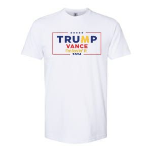 Trump Vance IM Lovin It 2024 Funny Saying Quote Trump Fried Softstyle CVC T-Shirt