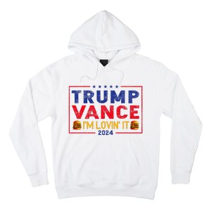 Trump Vance IM Lovin It Hamburger 2024 Hoodie