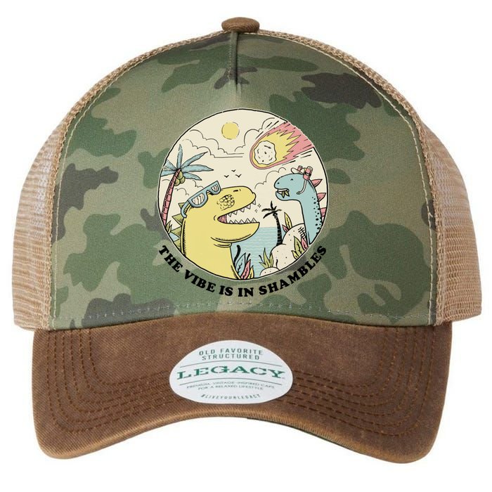 The Vibe Is In Shambles Legacy Tie Dye Trucker Hat