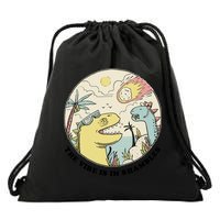 The Vibe Is In Shambles Drawstring Bag