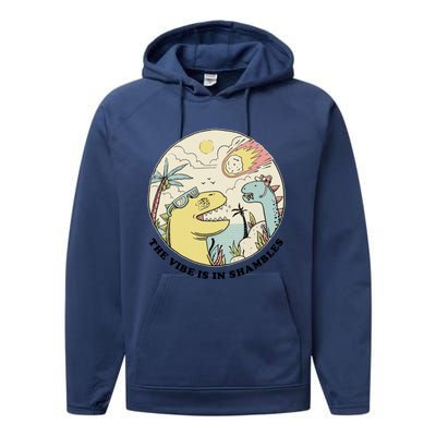 The Vibe Is In Shambles Performance Fleece Hoodie