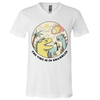 The Vibe Is In Shambles V-Neck T-Shirt