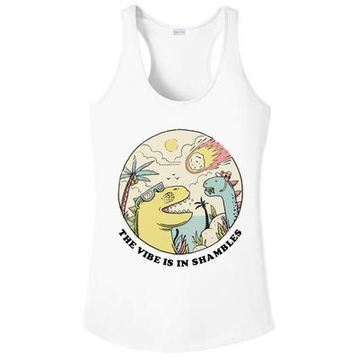The Vibe Is In Shambles Ladies PosiCharge Competitor Racerback Tank