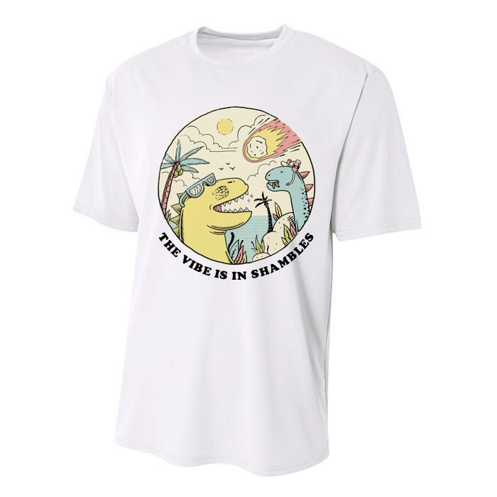 The Vibe Is In Shambles Performance Sprint T-Shirt