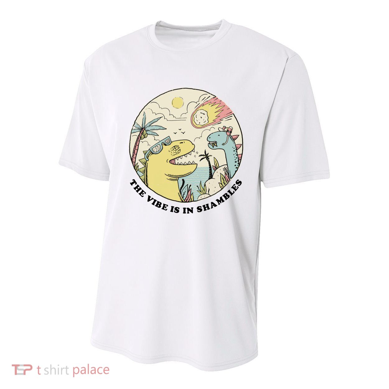 The Vibe Is In Shambles Youth Performance Sprint T-Shirt