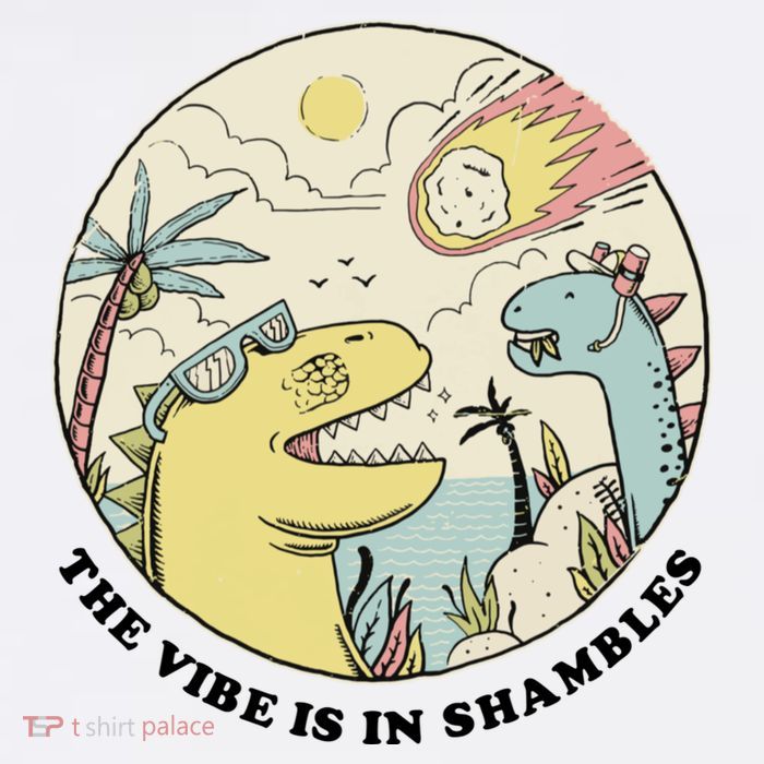 The Vibe Is In Shambles Youth Performance Sprint T-Shirt