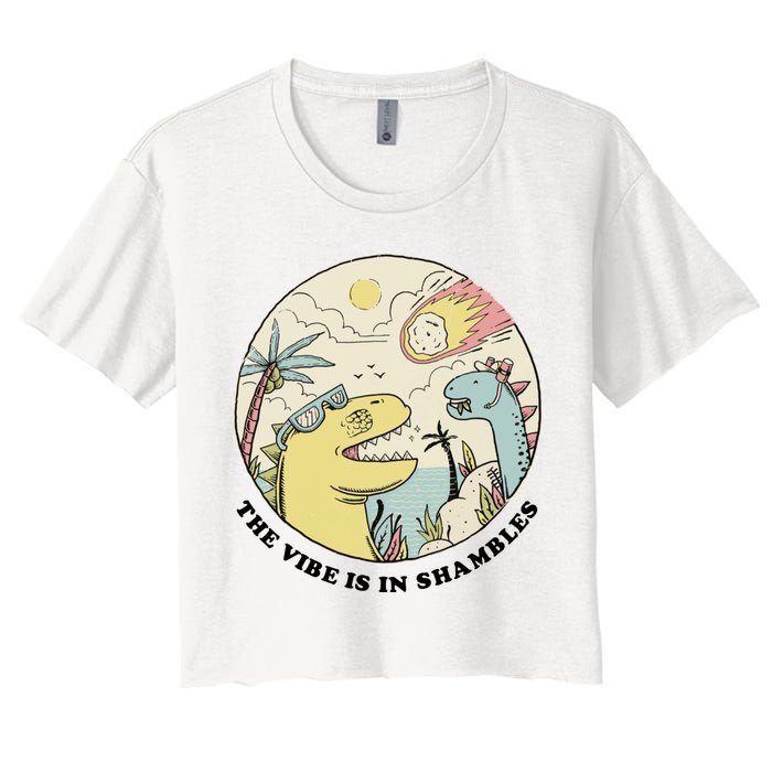 The Vibe Is In Shambles Crop Top