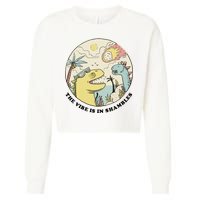 The Vibe Is In Shambles Cropped Pullover Crew