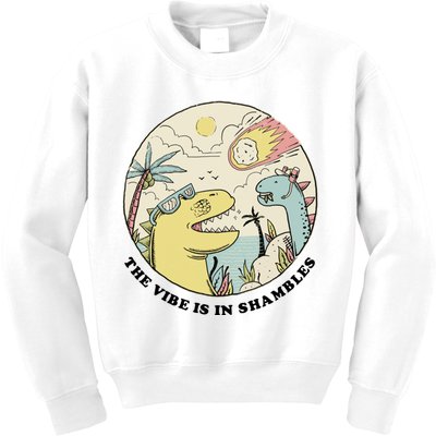 The Vibe Is In Shambles Kids Sweatshirt