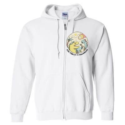 The Vibe Is In Shambles Full Zip Hoodie