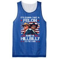 Trump Vance ItS Gonna Take A Felon And A Hillbilly To Fix Gift Mesh Reversible Basketball Jersey Tank