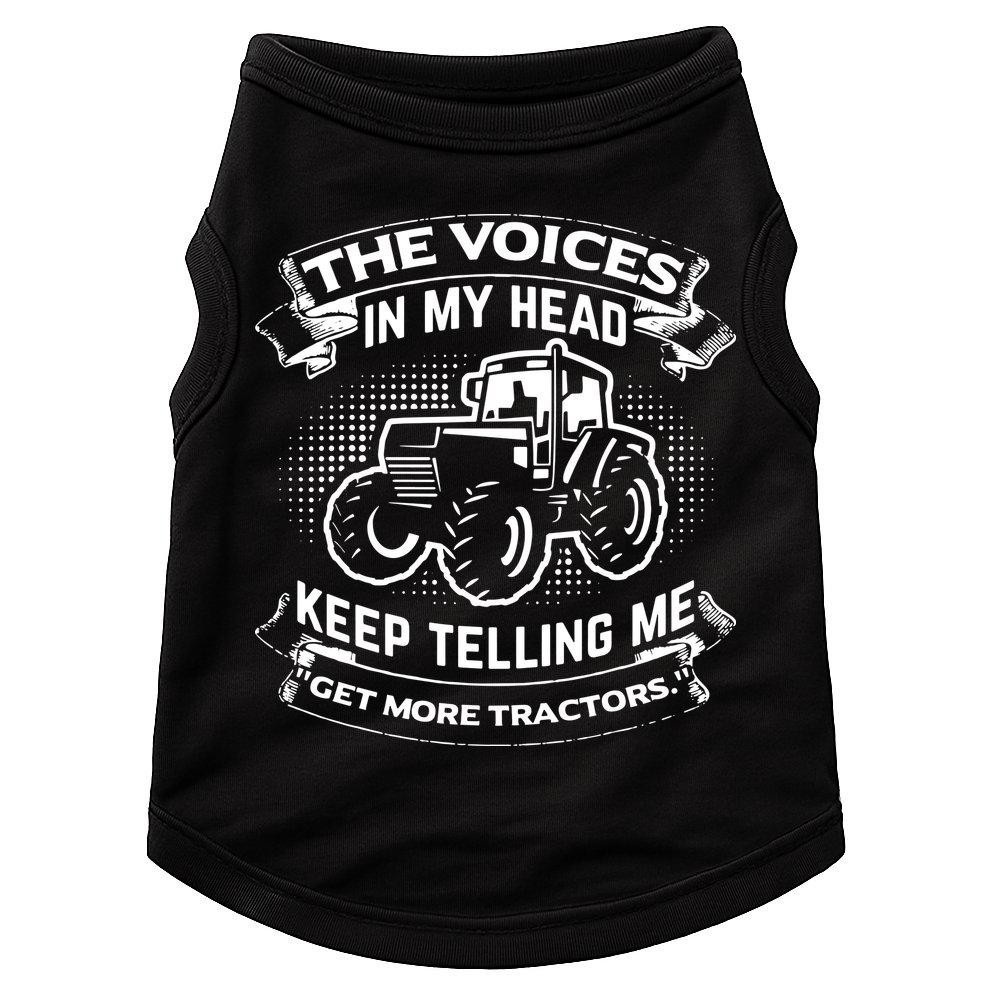 The Voices In My Head Keep Telling Me Tractors Farmer Doggie Tank
