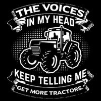 The Voices In My Head Keep Telling Me Tractors Farmer 16 in Basic Backpack