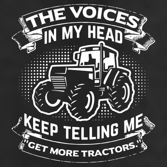 The Voices In My Head Keep Telling Me Tractors Farmer 25L Jumbo Tote
