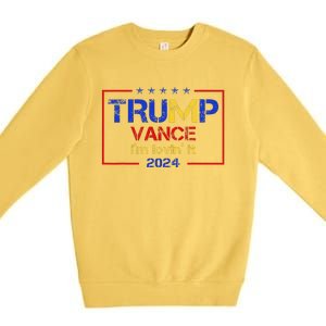 Trump Vance IM Lovin It 2024 Funny Saying Quote Trump Premium Crewneck Sweatshirt