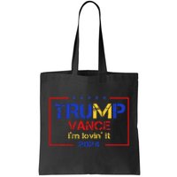 Trump Vance IM Lovin It 2024 Funny Saying Quote Trump Tote Bag