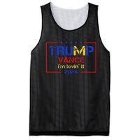 Trump Vance IM Lovin It 2024 Funny Saying Quote Trump Mesh Reversible Basketball Jersey Tank