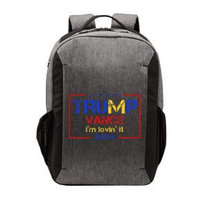 Trump Vance IM Lovin It 2024 Funny Saying Quote Trump Vector Backpack